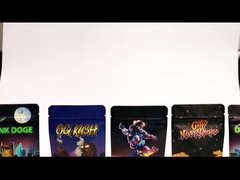 کیسه بسته بندی تنباکو پالتو آلومینیزه کامپوزیت ضد رطوبت کیسه زیپ