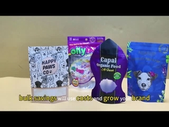 لوگو سفارشی شفاف / شفاف / مت / یخ زده خود مهر و موم ماندگار Zip Lock مواد غذایی کیسه های پلاستیکی