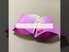 کیسه‌های پودر پروتئین سفارشی ممتاز | راه‌حل‌های با مانع بالا، مقاوم در برابر رطوبت، بادوام و ضد نشت