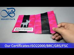 کیسه زیپ‌دار ایستاده با پنجره شفاف حاوی شاهدانه