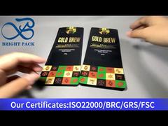 کیسه قهوه کمپوست پذیر مهر و موم شده هشت طرفه