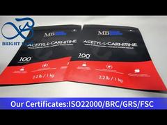 کیسه زیپی ایستاده قابل آب بندی مجدد مات