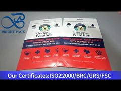 کیسه زیپ دار ایستاده برای غذای حیوانات خانگی