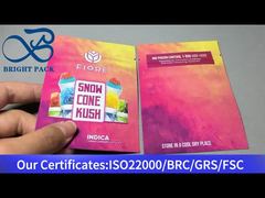 کیسه های کوچک نگهداری مواد غذایی مایلار زیپلاک برای تقطیر شاهدانه