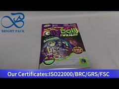 کیسه زیپ دار ایستاده با پنجره شفاف برای بسته بندی اسباب بازی ها