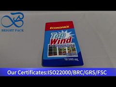 کیسه پلاستیکی ایستاده برای شیشه پاک کن