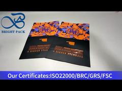 کیسه ایستاده نارنجی با پنجره شفاف