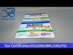 کیسه زیپ دار ایستاده آبی