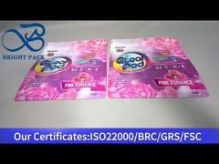 کیسه زیپ دار بنفش برای غلاف مواد شوینده لباسشویی