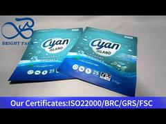 کیسه زیپ دار ایستاده برای کپسول های لباسشویی