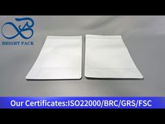 کیسه زیپ دار ایستاده سفید