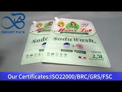 کیسه دهانه ایستاده برای مواد شوینده لباسشویی 2.5 لیتر