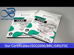 کیسه زیپ دار کوچک ایستاده سفید برای آدامس 100 گرم