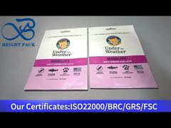 کیسه ایستاده پلاستیکی سفید برای بسته بندی غذای حیوانات خانگی