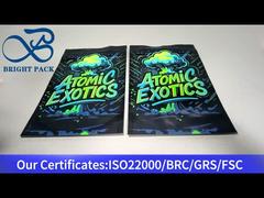 کیسه ایستاده کامپوزیت فویل آلومینیومی با پنجره شفاف