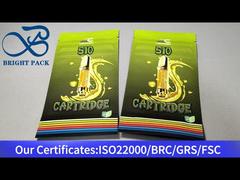 کیسه های ایستاده پلاستیکی ضد کودک کوچک زرد رنگ