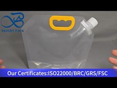 کیسه پاکتی پرتابل قابل حمل شفاف با ظرفیت بزرگ