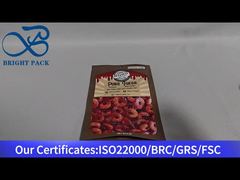 کیسه زیپ دار قهوه ای برای آب نبات تند