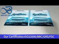 کیسه پلاستیکی آبی قابل آب بندی برای ماده تمیز کننده 80 گرم