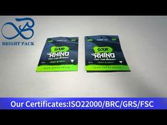 کیسه مایلار 10 گرمی مقاوم در برابر کودک سفارشی سبز