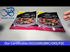 کیف پلاستیکی با پنجره شفاف برای بسته بندی مواد غذایی