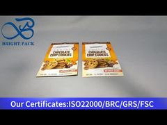 بسته بندی ایستاده برای کلوچه های چیپسی شکلاتی