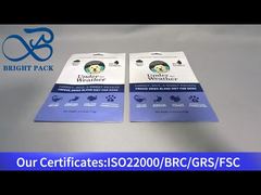 کیسه پلاستیکی آبی برای غذای اسنک حیوانات 170 گرم