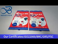 کیسه بسته‌بندی مواد غذایی با پنجره شفاف برای بیسکویت 130 گرمی