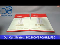 کیف زیپ‌دار ایستاده برای پودر شیر سویا 500 گرمی