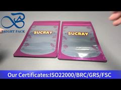 فولیک آلومینیوم صورتی با پنجره شفاف