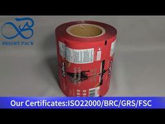 فیلمی از ورق آلومینیوم قرمز برای شکلات