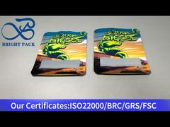 کیسه زیپ کامپوزیت پرتقال آلومینیوم با پنجره شفاف