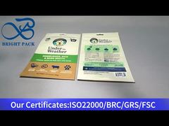 کیسه بسته بندی مواد غذایی ایستاده قهوه ای برای غذای سگ