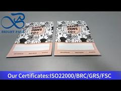 کیسه پلاستیکی آلومینیومی صورتی برای بسته بندی غذای حیوانات خانگی