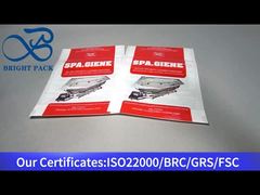 کیسه بسته بندی زیپ پلاستیکی سفید برای ضدعفونی کننده حمام 80 گرم