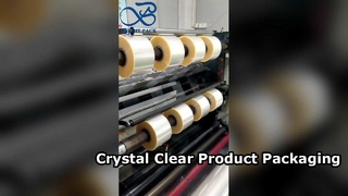 رول بسته بندی شفاف فیلم رول بسته بندی با وضوح بالا رول فیلم بسته بندی انعطاف پذیر درجه مواد غذایی