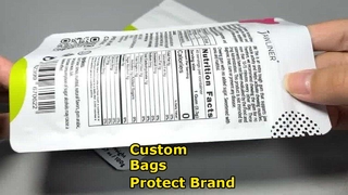 کیسه های پلاستیکی قابل آب بندی مجدد سفارشی چاپ شده انبوه