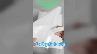 کیسه های کاغذی شیشه ای شفاف سازگار با محیط زیست با مهر خود چسب