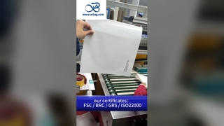 کیسه های کاغذی شیشه ای شفاف و سازگار با محیط زیست برای بسته بندی لباس برتر