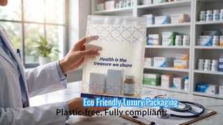 کیسه های کاغذی شیشه ای سازگار با محیط زیست برای پوشاک لوکس