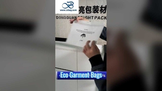 کیسه های کاغذی شیشه ای سفید سازگار با محیط زیست برای بسته بندی مانتوهای لباس زیر Clo زیست تخریب پذیر