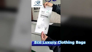 کیسه های کاغذی شیشه ای با اندازه های قابل تنظیم دارای گواهی FSC با مهر و موم خود چسب برای لباس های لوکس Pac