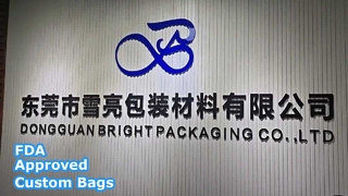 عمده فروشی کیسه های پلاستیکی لوگوی سفارشی مورد تایید FDA