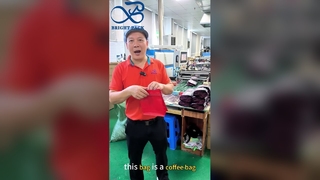 کیسه قهوه پلاستیکی با دریچه محفظه هوای برشته دانه قهوه