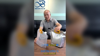 کیسه اسپوت کیسه بسته بندی مایع ضد نشتی درجه مواد غذایی