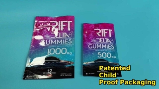 کیسه‌های زیپ‌لاک ثابت با اندازه سفارشی ایالات متحده برای نیازهای انطباق با شاهدانه