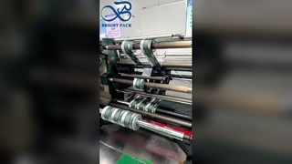 چاپ رنگی رول فیلم با کیفیت بالا و سفارشی چاپ فیلم بسته بندی مواد غذایی