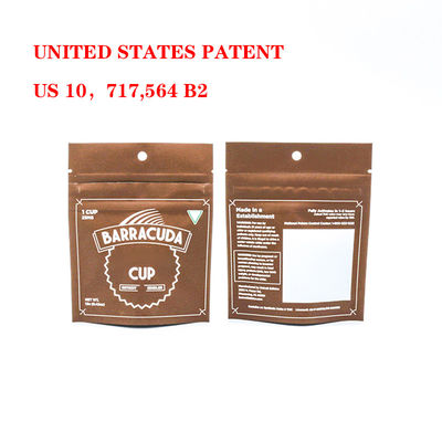 کیسه های مایلار ضد بوی ضد کودک با قفل سیپ پلاستیکی امن برای بسته بندی دخانیات