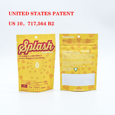 کیسه های مایلار ضد عطر مخصوص کودکان برای بسته بندی دخانیات با قفل سیپ پلاستیکی امن