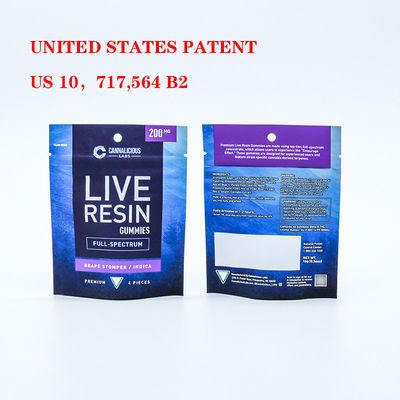 کیسه های ایمن ضد بوی کودکان با مقاومت در برابر بوی و قفل زپ پلاستیکی مستقل